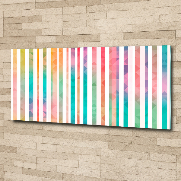 Print on acrylic Rainbow stripes