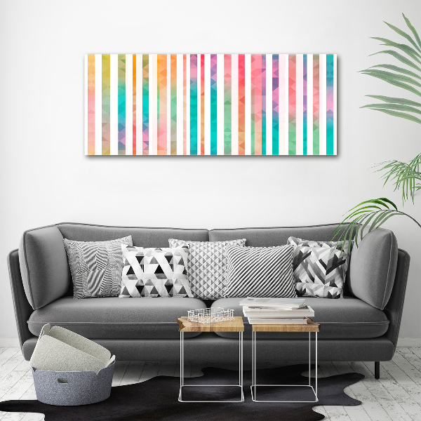 Print on acrylic Rainbow stripes