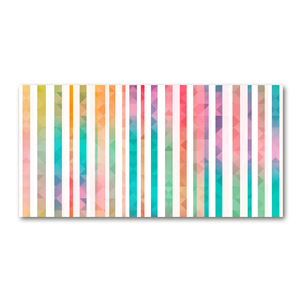 Print on acrylic Rainbow stripes