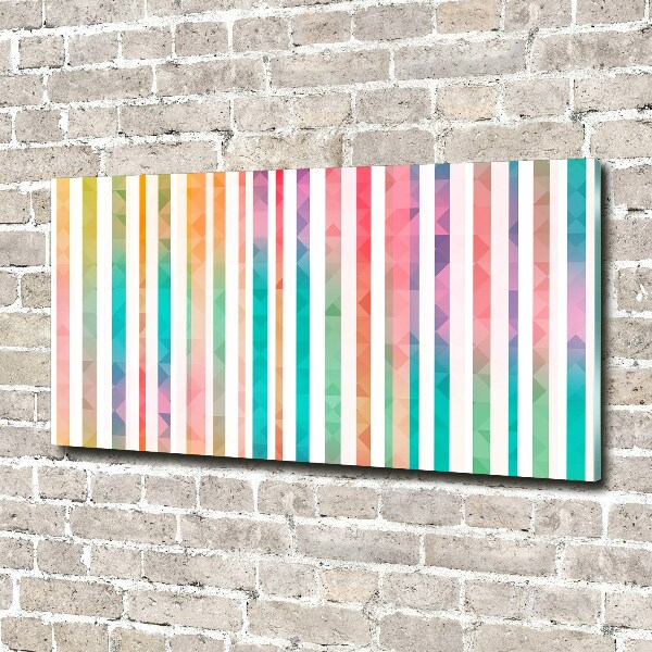 Print on acrylic Rainbow stripes