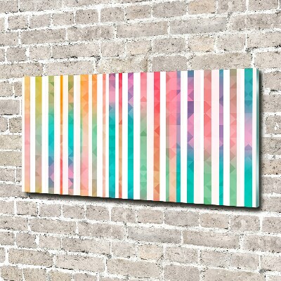 Print on acrylic Rainbow stripes