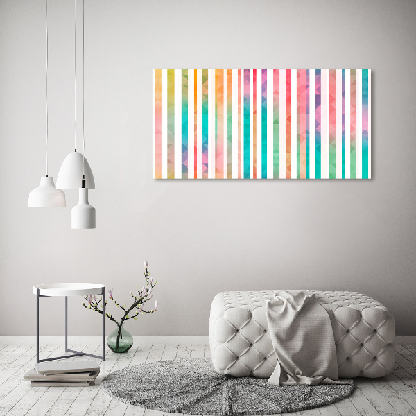 Print on acrylic Rainbow stripes