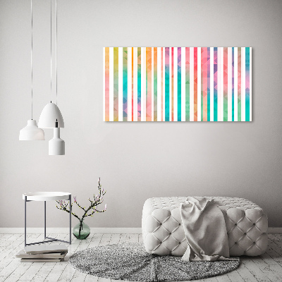 Print on acrylic Rainbow stripes