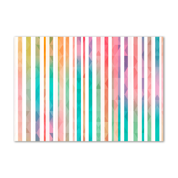 Print on acrylic Rainbow stripes