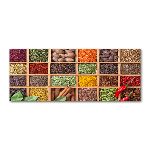 Wall art acrylic Spices and herbs