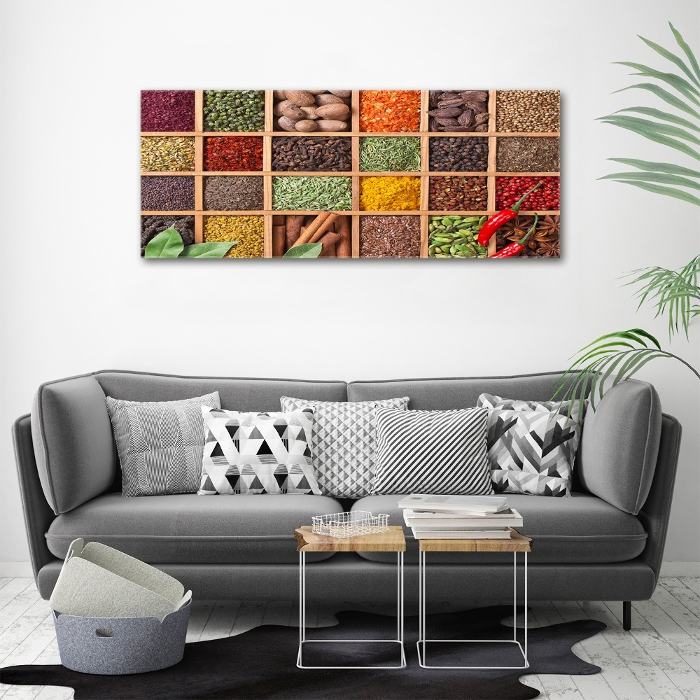 Wall art acrylic Spices and herbs