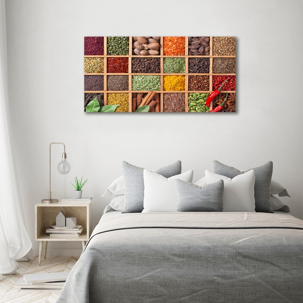 Wall art acrylic Spices and herbs