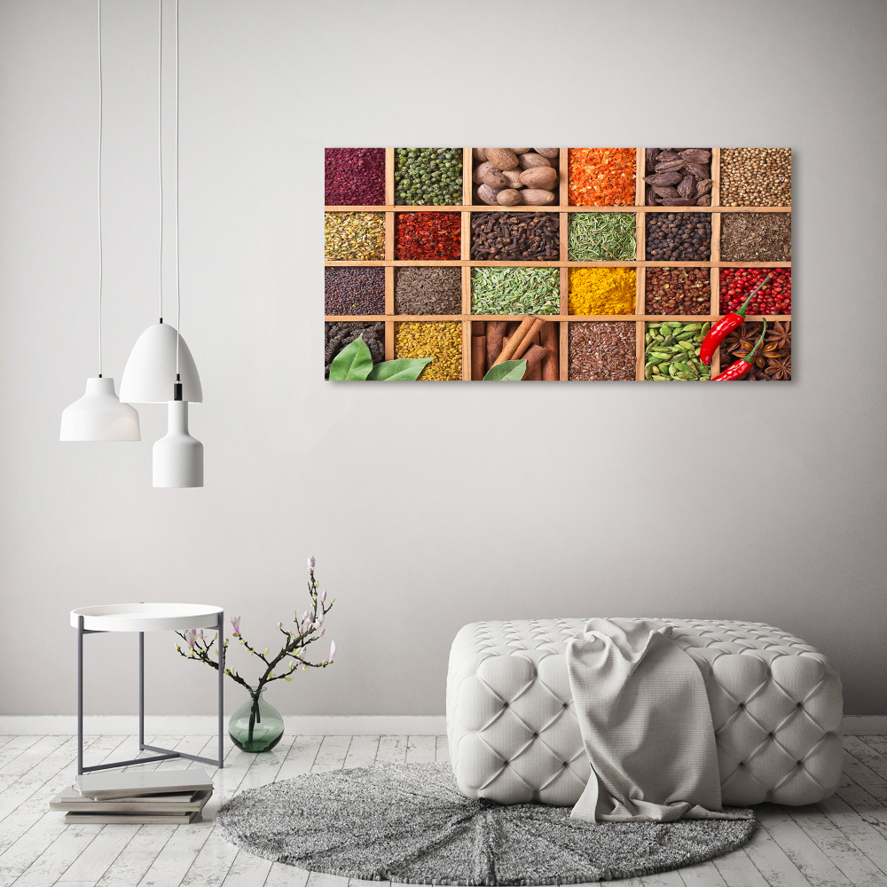 Wall art acrylic Spices and herbs