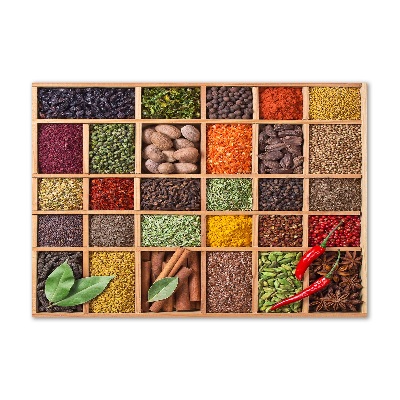 Wall art acrylic Spices and herbs