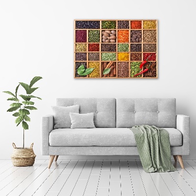 Wall art acrylic Spices and herbs