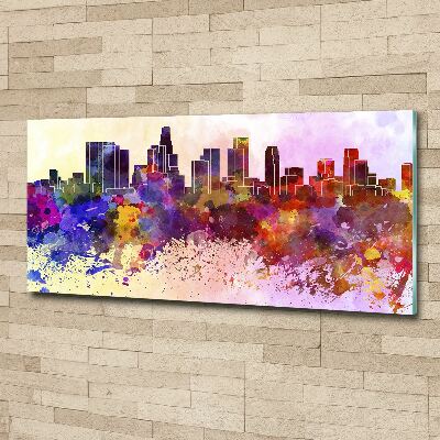 Print on acrylic Los Angeles colors