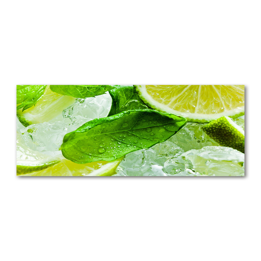 Wall art acrylic Ice lime