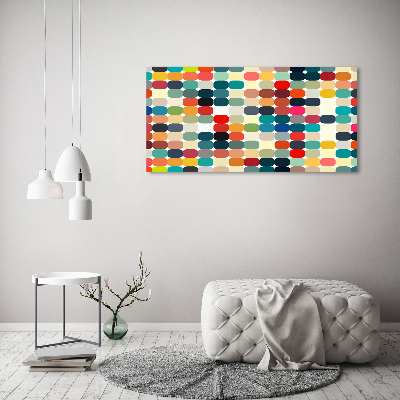 Wall art acrylic Geometric background