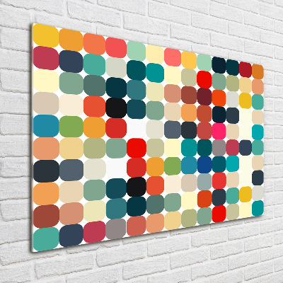 Wall art acrylic Geometric background