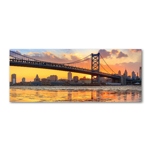 Wall art acrylic Philadelphia bridge