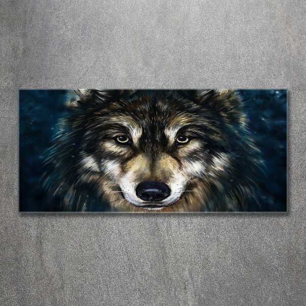 Acrylic wall picture Wolves