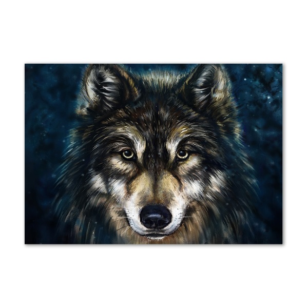 Acrylic wall picture Wolves