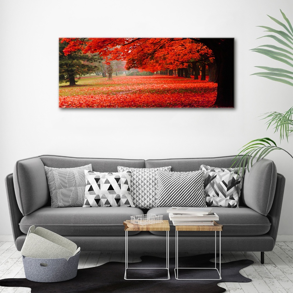 Wall art acrylic Trees in autumn