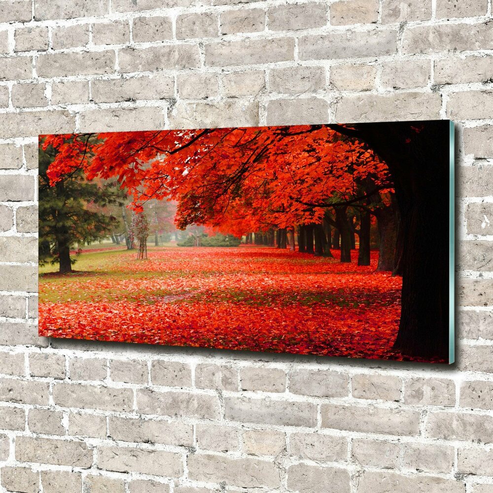 Wall art acrylic Trees in autumn