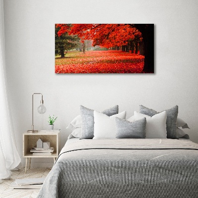 Wall art acrylic Trees in autumn