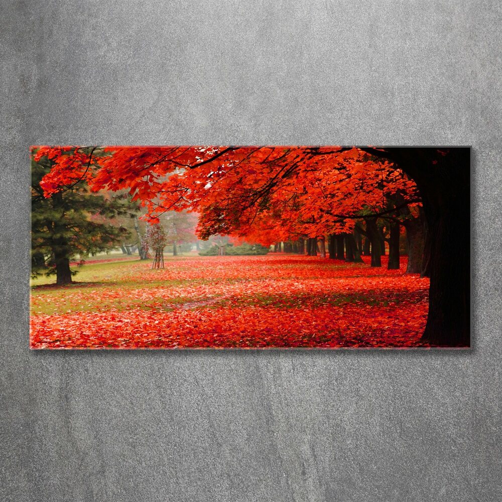 Wall art acrylic Trees in autumn