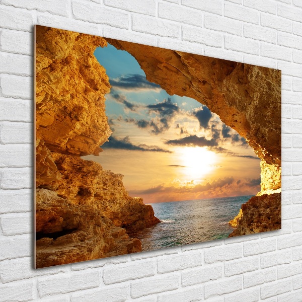 Print on acrylic Grotto by the sea