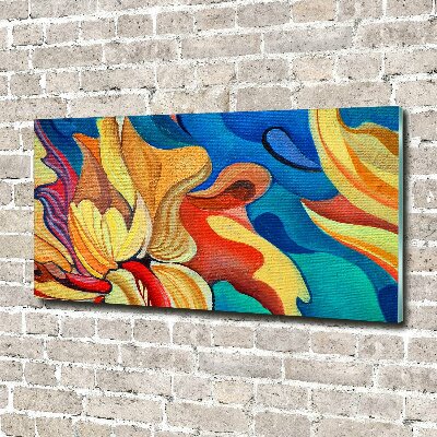 Acrylic wall art Abstract flower