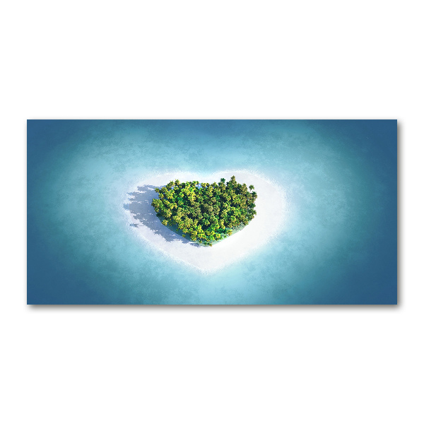 Acrylic wall art Island