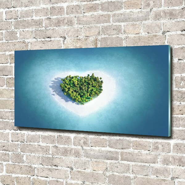 Acrylic wall art Island