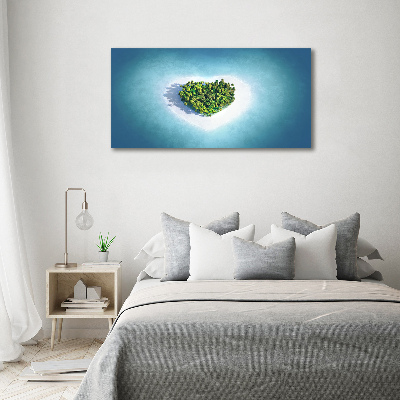 Acrylic wall art Island