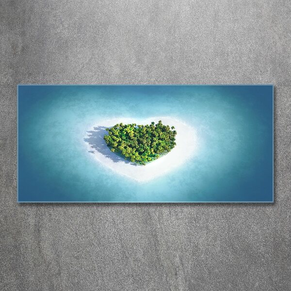 Acrylic wall art Island