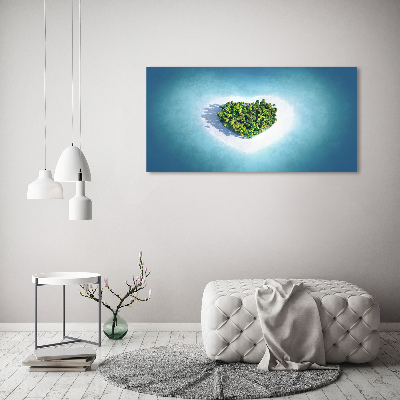 Acrylic wall art Island