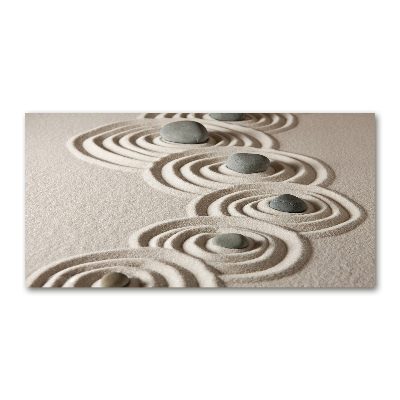 Acrylic print Zen Piasek stones