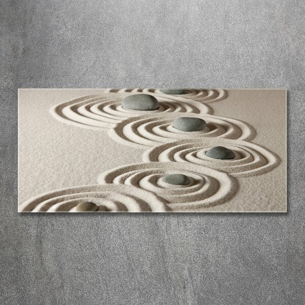 Acrylic print Zen Piasek stones