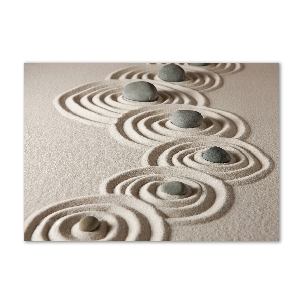 Acrylic print Zen Piasek stones