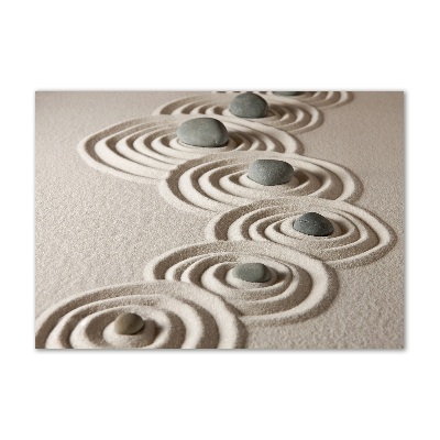 Acrylic print Zen Piasek stones