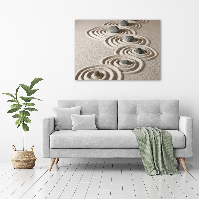 Acrylic print Zen Piasek stones