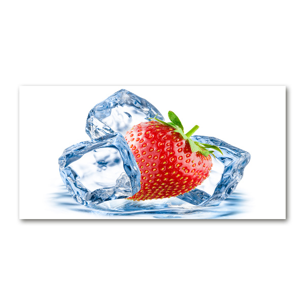 Print on acrylic Strawberry with ice