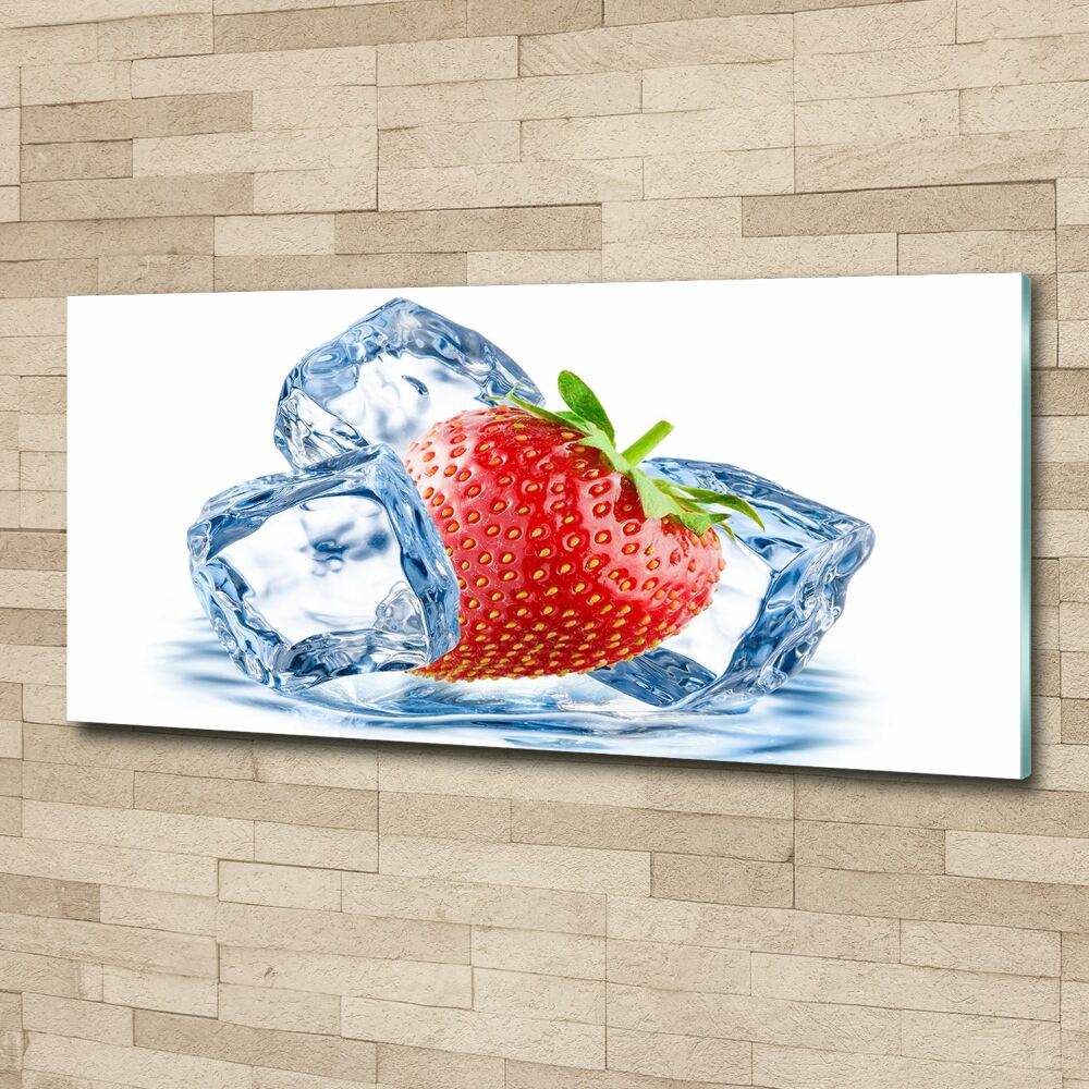 Print on acrylic Strawberry with ice