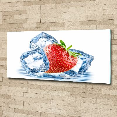 Print on acrylic Strawberry with ice