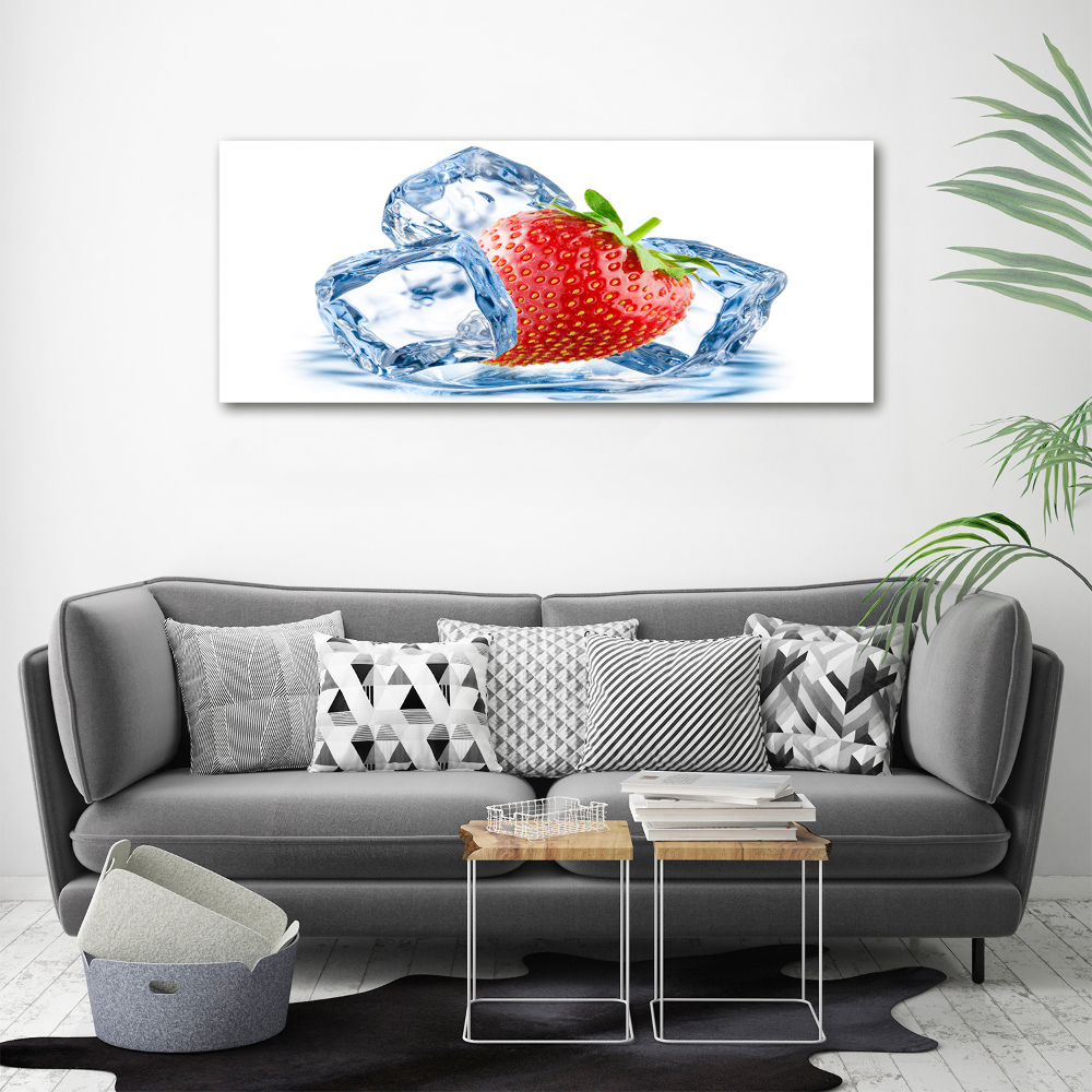 Print on acrylic Strawberry with ice