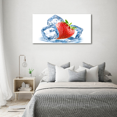 Print on acrylic Strawberry with ice