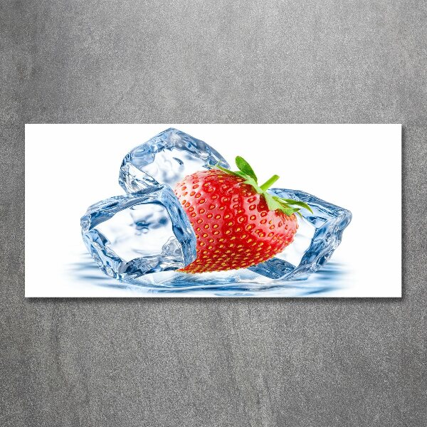 Print on acrylic Strawberry with ice