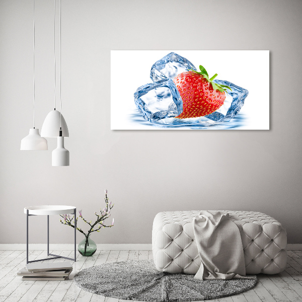 Print on acrylic Strawberry with ice