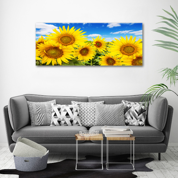 Wall art acrylic Sunflowers