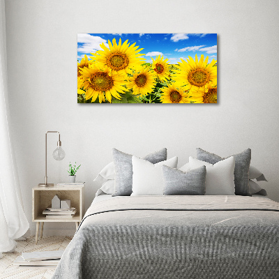 Wall art acrylic Sunflowers