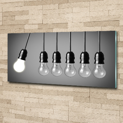 Wall art acrylic Six bulbs