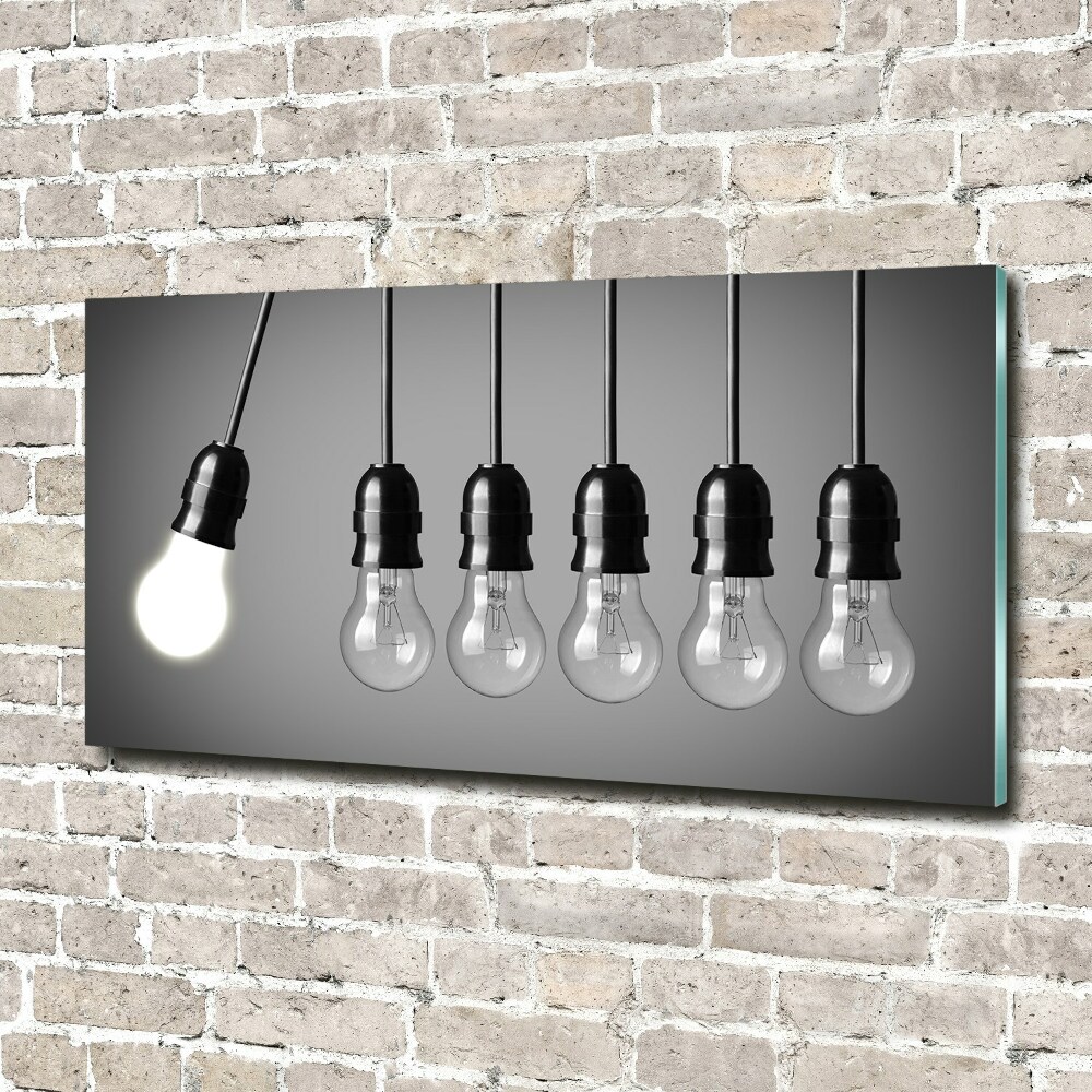 Wall art acrylic Six bulbs