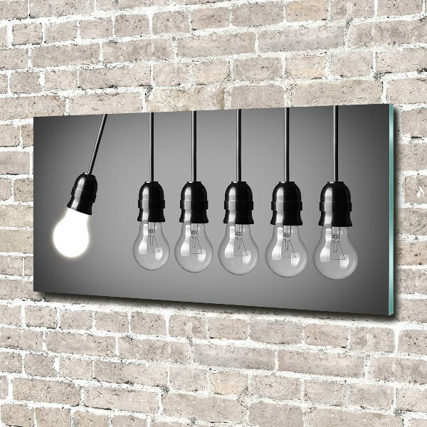 Wall art acrylic Six bulbs