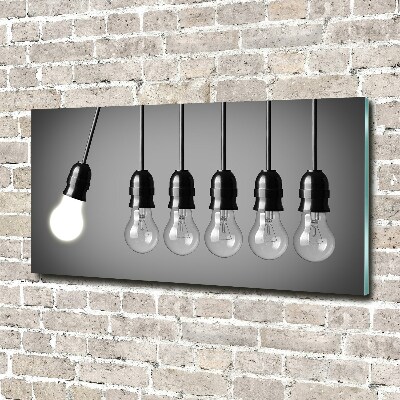 Wall art acrylic Six bulbs